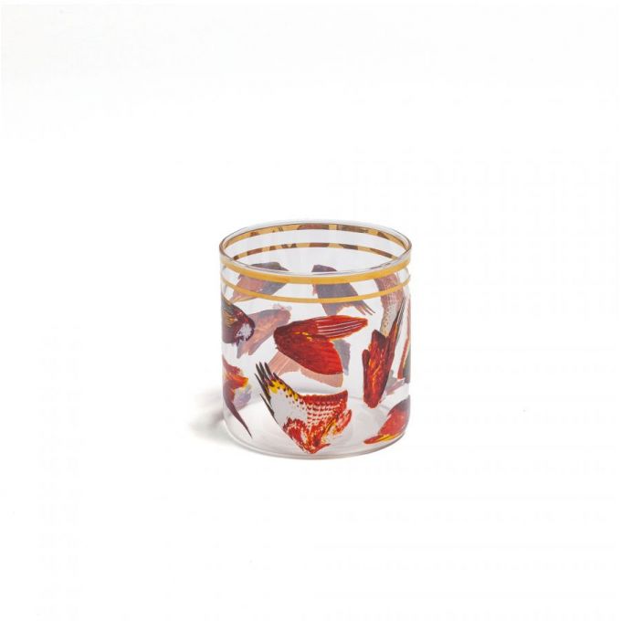 Bicchiere In Vetro Toiletpaper Loves Seletti  
