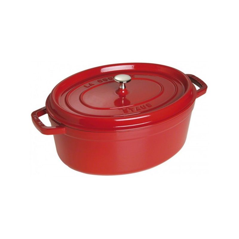 Batteria cocotte in ghisa rossa Staub