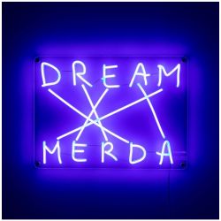 Decorazione Led Con Trasformatore Dream-Merda Cm.52X38
