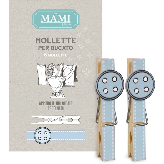 Kit 6 Mollette - Blu