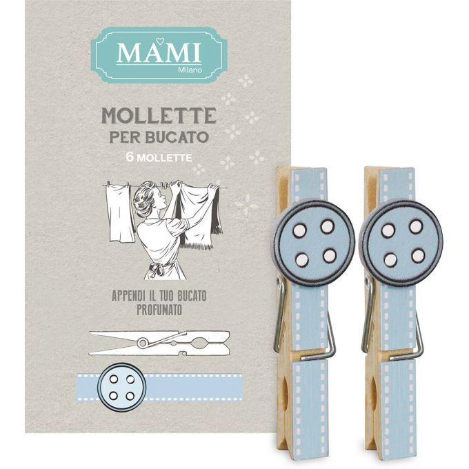 Kit 6 Mollette - Blu Mami Milano