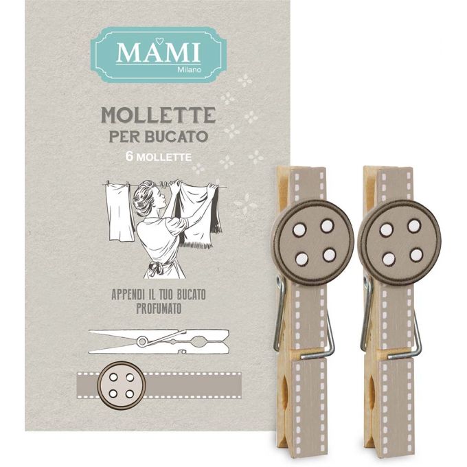 Kit 6 Mollette - Tortora Mami Milano