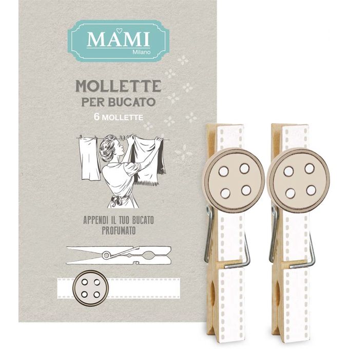 Kit 6 Mollette - Bianco Mami Milano