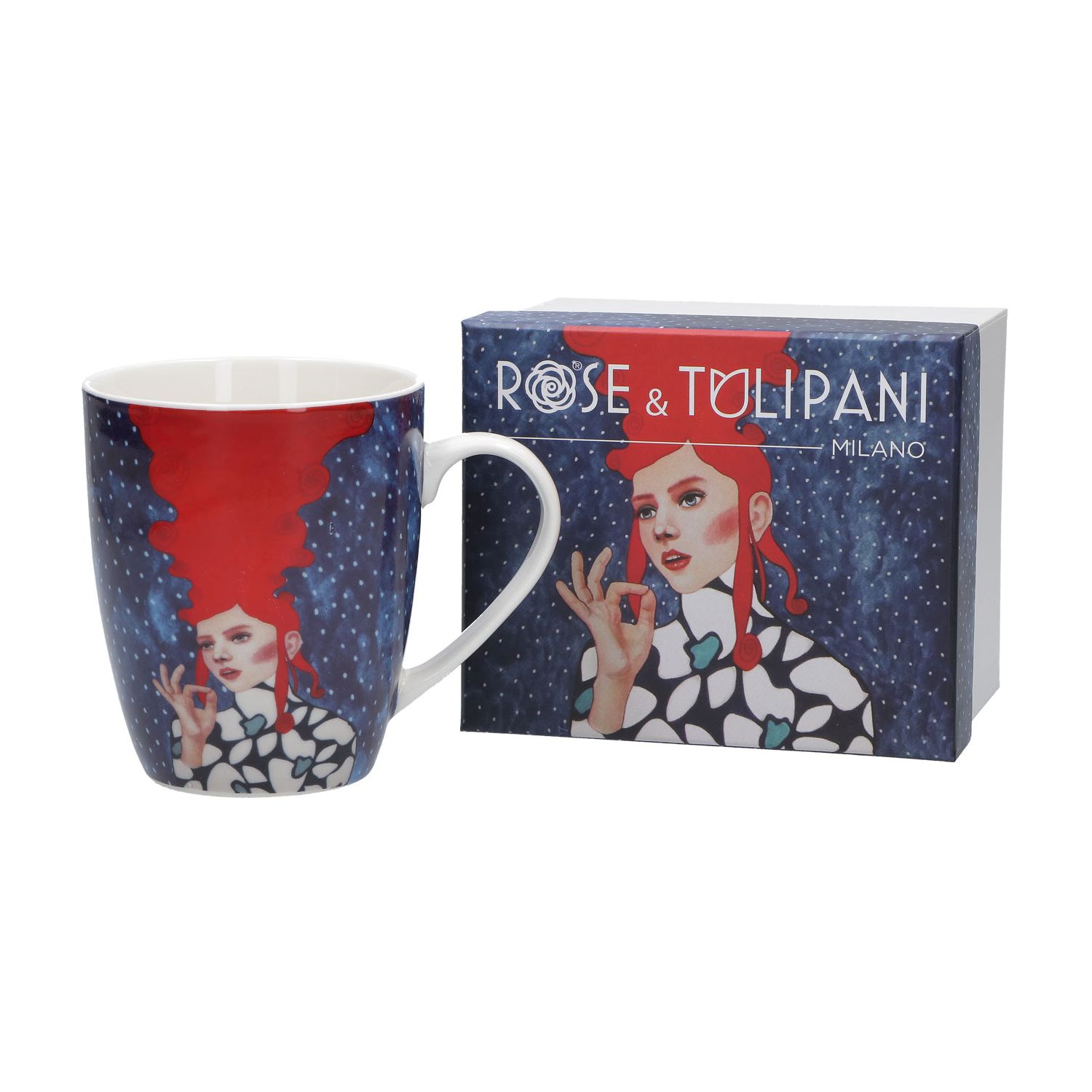 Mug ottomarzo  2 Rose e Tulipani