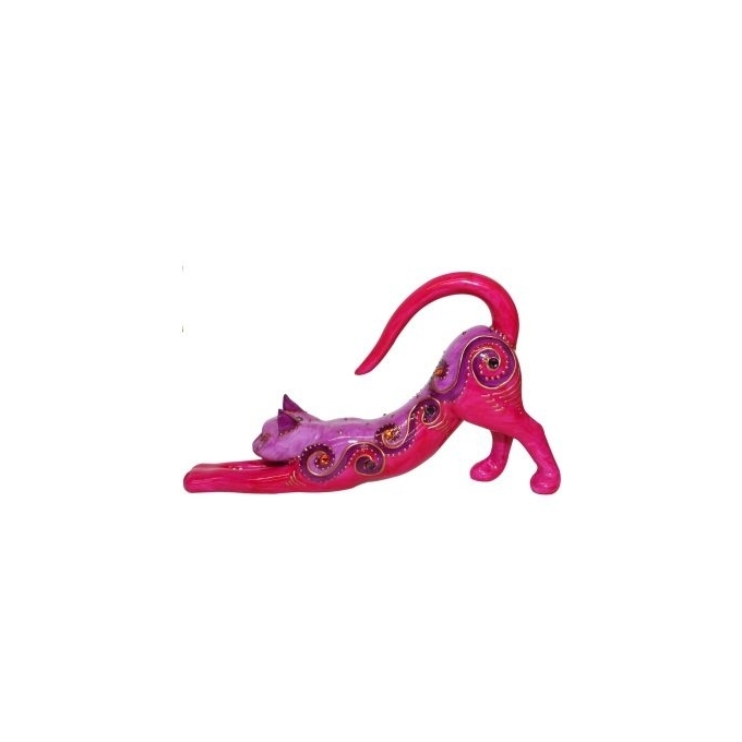 Gatto slanciato piccolo fuxia Soizick