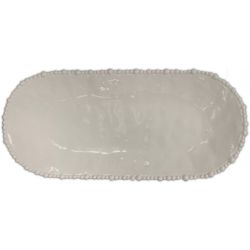 piatto a servire ovale 53x24 cm - tortora baci milano