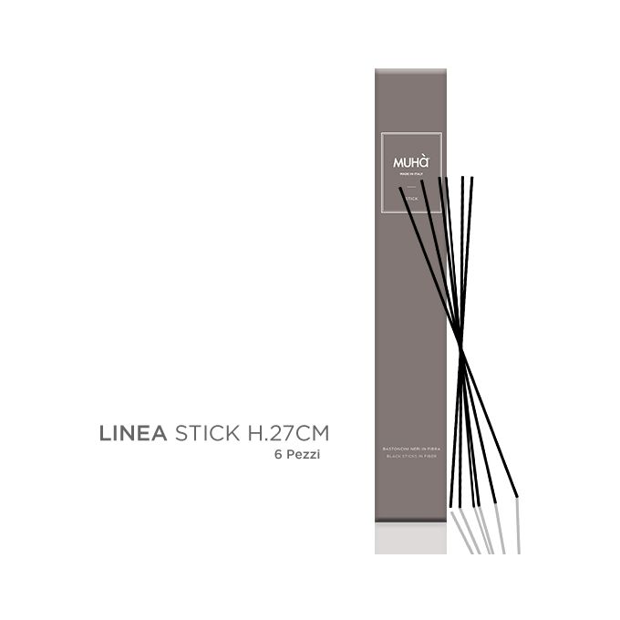 stick fibra h27/d4 6 elementi x perfume  200ml muha