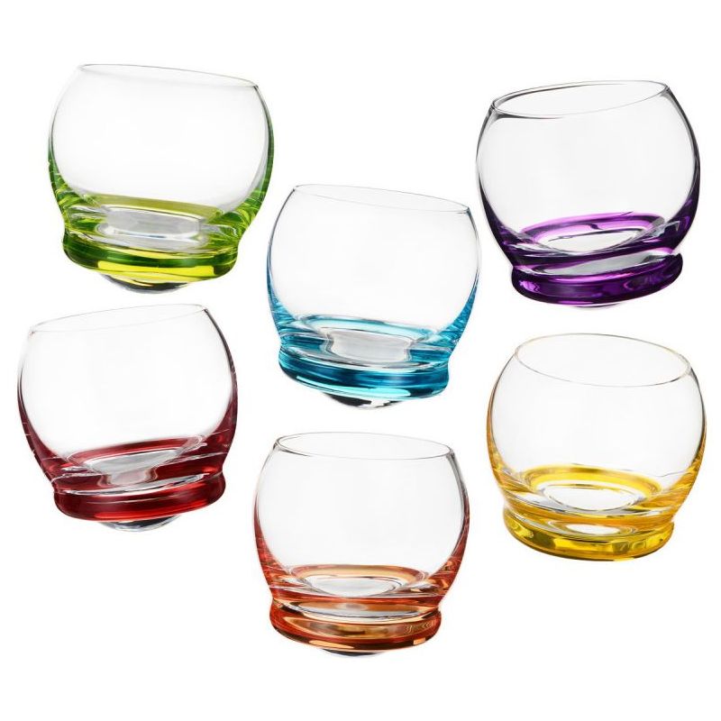 Set 6 bicchieri basculanti da liquore Onlylux