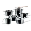 Pots&pans batteria pentole 9 pezzi alessi