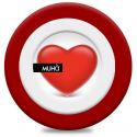 Car Symbol Cuore Rosso-Melograno 