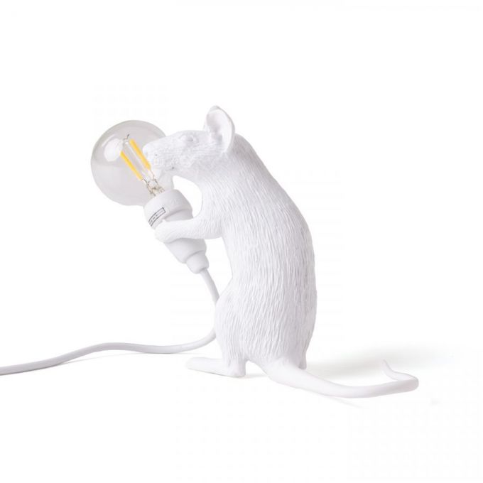 Lampada In Resina Mouse Lamp-Mac Cm.5X15 H.12,5 - Seduto Usb