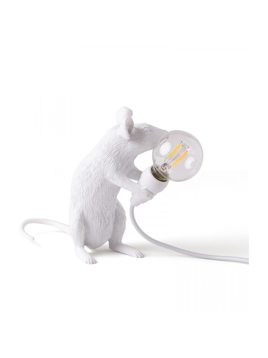 Lampada In Resina Mouse Lamp Mac - Seduto Usb Seletti