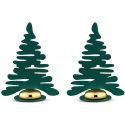 Set 2 Segnaposti Barkplace Tree verdi
