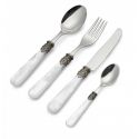 Set Posate Madreperla 16 Pz Inox