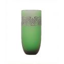 Vaso verde serigrafato Egizia