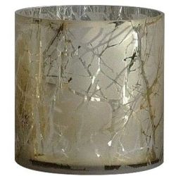 TEALIGHT"TWIGS" 15/H.15CM GOLD