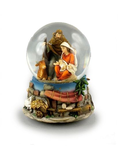 Presepe palla di neve 14.5 cm Goldbach