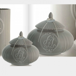 Biscottiera ceramica brown...