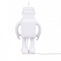 Lampada In Porcellana Robot Lamp Cm.21X12,5 H.40,5