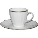 Set 6 tazze caffè con piattino duchessa Richard Ginori 1735