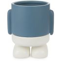 Vaso Da Fiori Mr.Standy Azzurro Ceramica Balvi