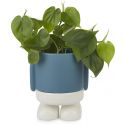 Vaso Da Fiori Mr.Standy Azzurro Ceramica Balvi