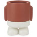 Vaso Da Fiori Mr.Standy Rosso Ceramica Balvi