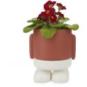 Vaso Da Fiori Mr.Standy Rosso Ceramica Balvi