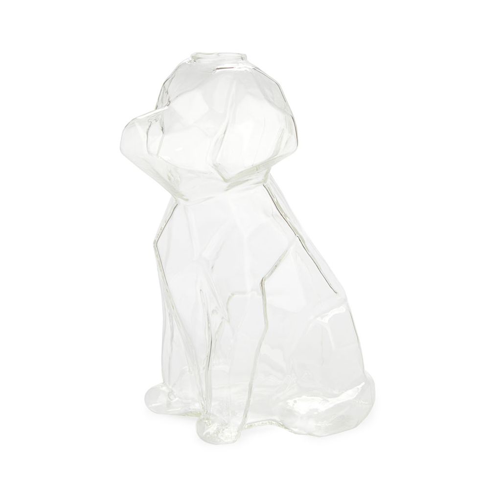 Vaso Sphinx Cane 23 Cm Trasparente Balvi