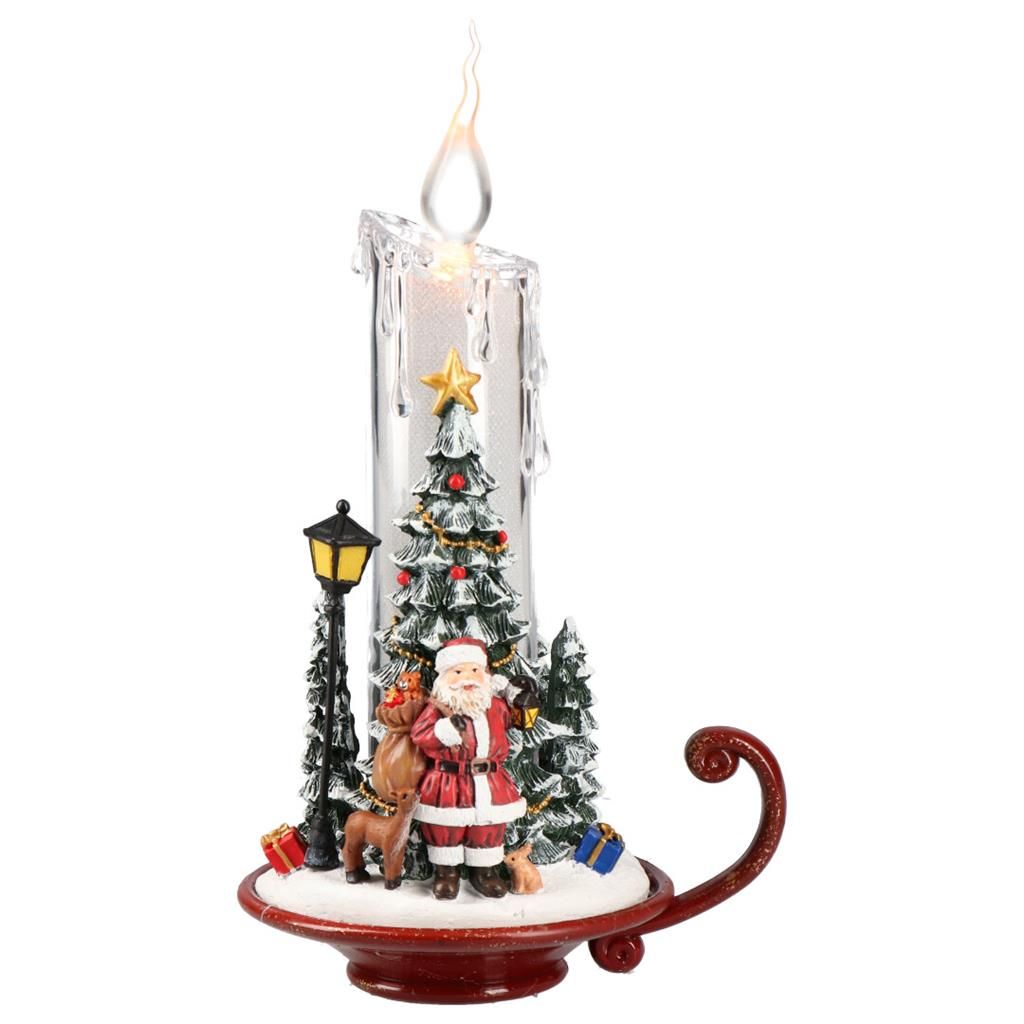 Candela led Babbo Natale multicolor Timstor