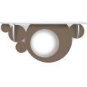 consolle ingresso design moderno bianco grigio marrone
