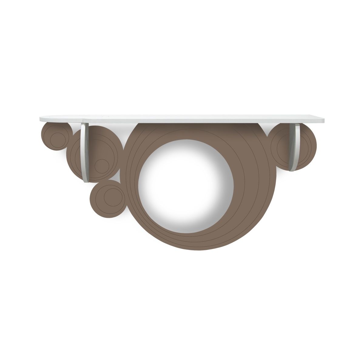 consolle ingresso design moderno bianco grigio marrone