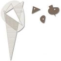 appendiabiti da parete design scandinavo panna grigio marrone