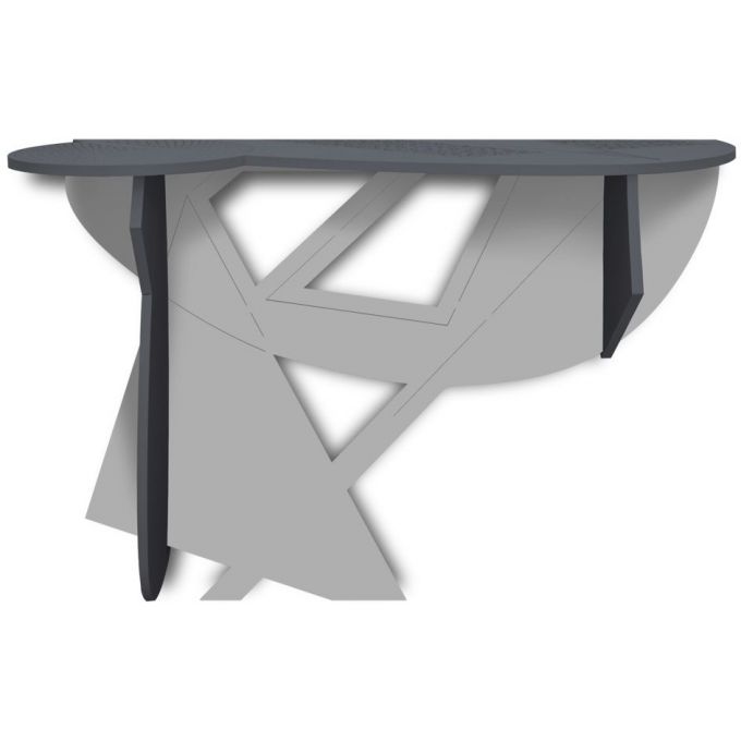 consolle ingresso design scandinavo antracite cemento