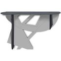 consolle ingresso design scandinavo antracite cemento