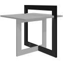 tavolino da caffè design minimal cemento nero