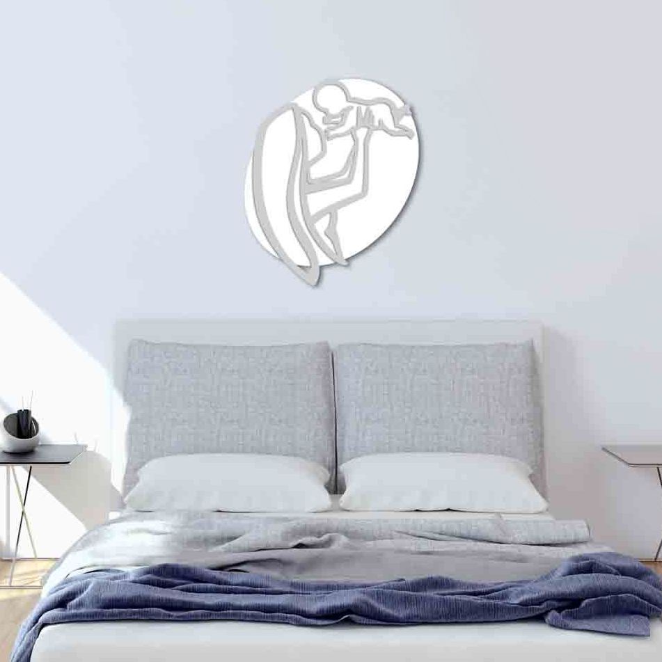 capoletto moderno maternità bianco grigio luce