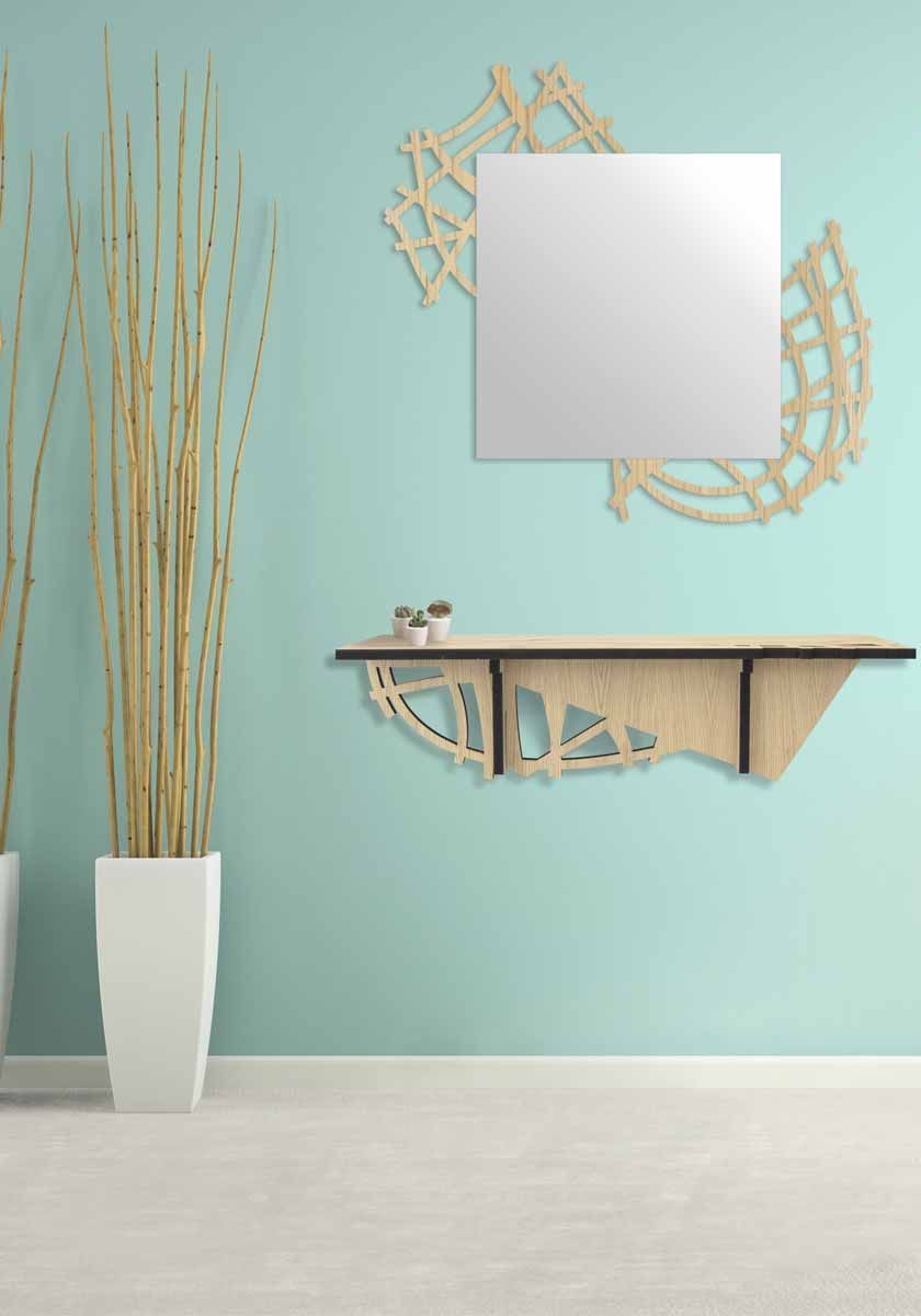 consolle ingresso moderno natural wood
