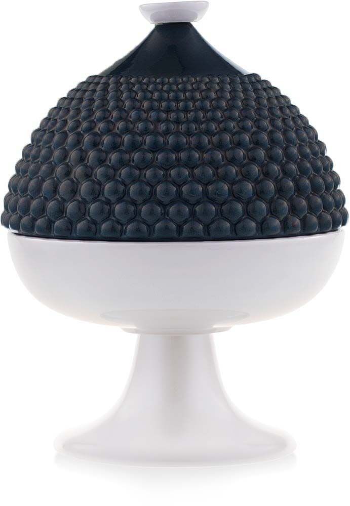 Scatola Pumo Media Con Coperchio Nero Emò