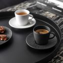 Set 6 Tazze Caffè Manufacture Rock Nero Villeroy & Boch