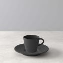 Set 6 Tazze Caffè Manufacture Rock Nero Villeroy & Boch