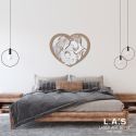 Capezzale sacra famiglia cuore Laser Art Style