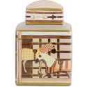 Vaso Potiche 15X15X22Cm - Horses