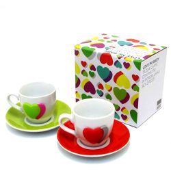 Set 2 tazze caffè con...