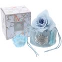 Secchiello Velluto Blu Pol.Dia.10X10,5Cm Hervit