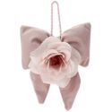 Fiocco Velluto Rosa 14X18Cm C/Fiore Hervit
