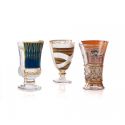 Set 3 Bicchieri In Vetro Hybrid-Pannotia 330 Ml Seletti