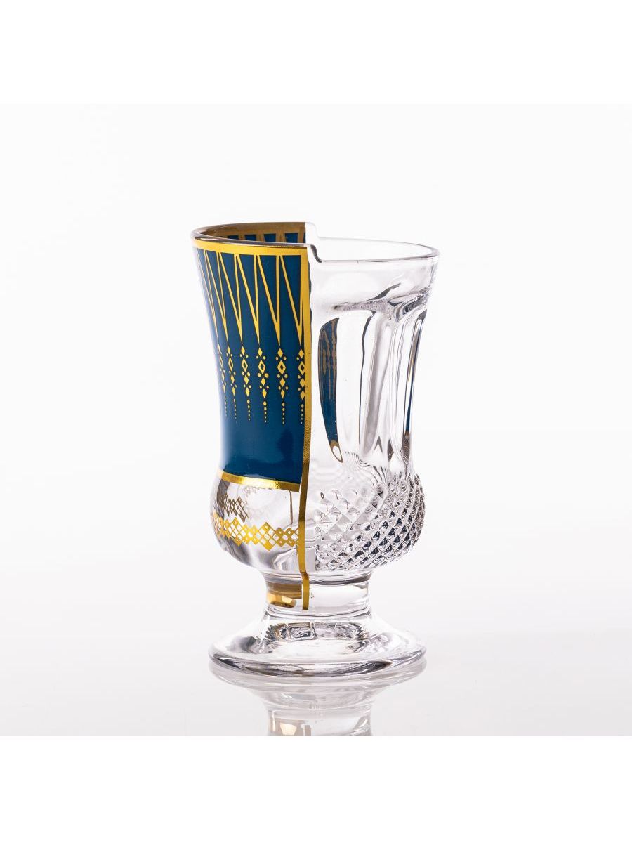 Set 3 Bicchieri In Vetro Hybrid-Pannotia 330 Ml Seletti