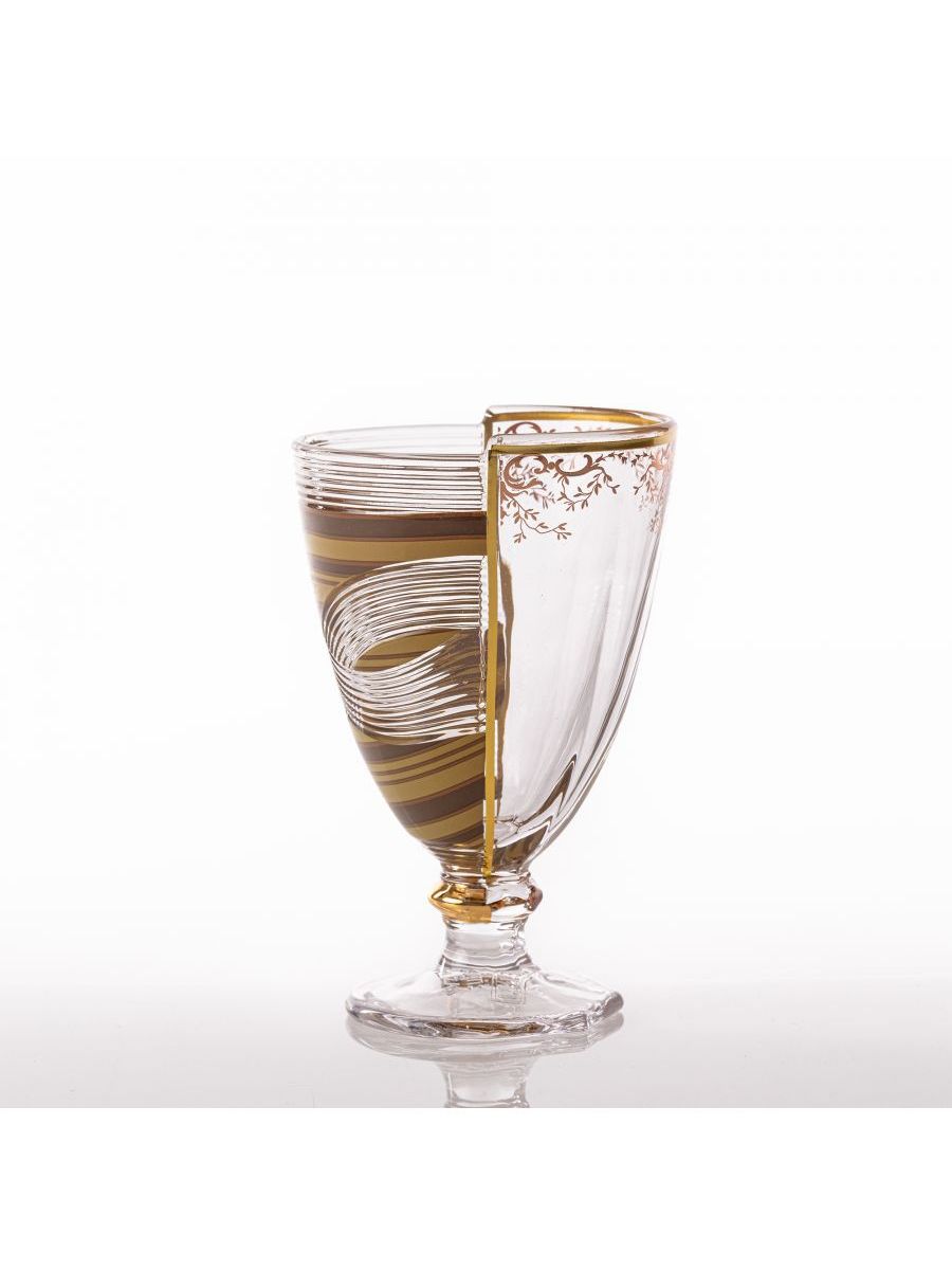 Set 3 Bicchieri In Vetro Hybrid-Pannotia 330 Ml Seletti