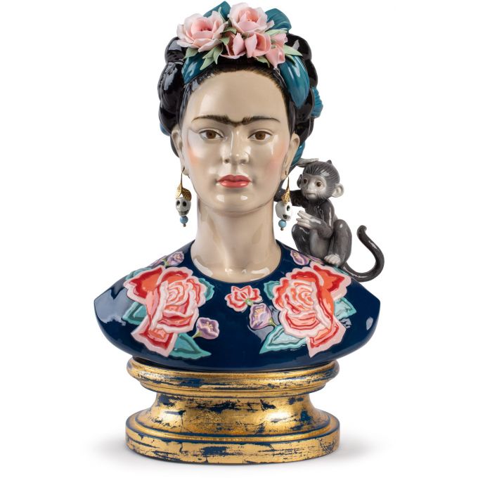 Frida Kahlo (Azzurro) Lladro